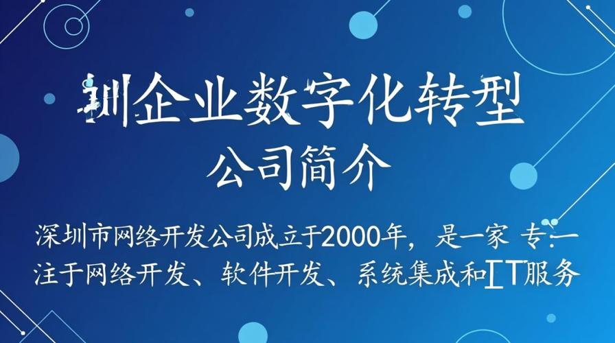 深圳市网络技术服务企业技术领先性与服务卓越性分析